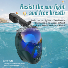 Smaco-máscara de mergulho com cobertura total, subaquática, para treinamento, subaquático, mergulho, câmera gopro, 2019 2024 - compre barato