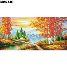 Diamond Painting tree Landscape Diy Full Diamond Embroidery Scenery Mosaic Picture of Rhinestone Home Decor 2024 - buy cheap