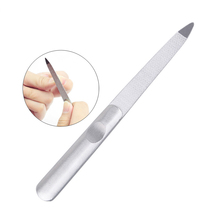 1pc Professional Stainless Steel Emery Nail File Buffer Double Side Grinding Rod Manicure Pedicure Scrub Nail Arts Files Tools 2024 - buy cheap