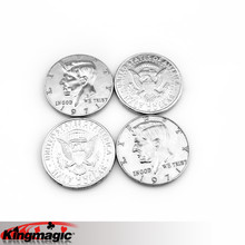 Half Dollar Ferromagnetism Coin Free Shipping King Magic Tricks Props Toys Email Video To You 2024 - buy cheap