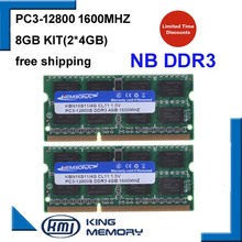 KEMBONA LAPTOP DDR3 1600Mzh 8GB (Kit of 2 4GB ) DDR3 PC3-12800s 1.5V So-DIMM 204Pins Memory Module Ram 2024 - buy cheap