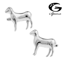 iGame New Arrival Men's Sheep Cufflinks Novel Animal Design Copper Material Free Shipping 2024 - buy cheap