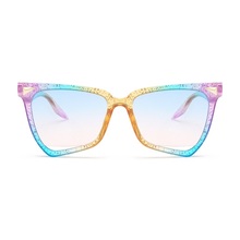 Gafas de sol con diseño de arcoíris para mujer, lentes de sol de marca coloridas, Glamour, de lujo, 2019 2024 - compra barato