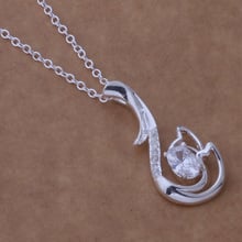 wholesale jewelry silver plated Fashion jewelry chains necklace pendant WN-707 2024 - buy cheap