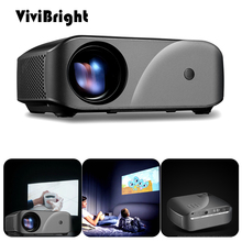 ViviBright Мини проектор F10 1280x720p 2800 люмен HDMI USB 3D HD светодиодный проектор для домашнего кинотеатра Поддержка 1080P TV Box с динамиком 2024 - купить недорого