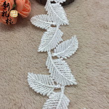 Leaf water soluble lace high quality polyester bar code hot sale 2024 - buy cheap