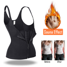 Women Body Shapes Neoprene Sauna Sweat Vest Waist Trainer Slimming Tummy Control Trimmer Corset Workout Thermo Shapewear Black 2024 - buy cheap