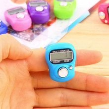 Mini Stitch Marker And Row Finger Counter LCD Electronic Digital Tally Counter For Sewing Knitting Weave Tool Random Color 2024 - buy cheap