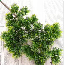 Artificial Cypress Leaf Pine Branch Home Living Room Simulation Green Plant Cabinet Balcony Garden Decoration Fake Pine Needle 2024 - buy cheap