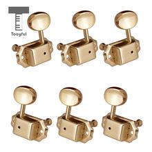 Tooyful 6pcs 3R3L Electric Guitar Strings Tuning Pegs Machine Heads Tuners for LP Guitar 2024 - buy cheap