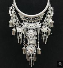 Collar de plata Miao 100 /% hecho a mano, joyería china, collar de peafowl, Multi estilo, envío gratis 2024 - compra barato