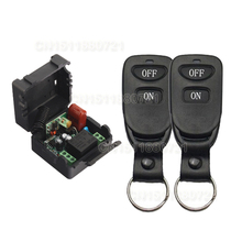 Sistema de interruptor de controle remoto sem fio ac220v 1ch rf, 315/433 mhz, transmissores + receptor, trava/momentâneo/alternância