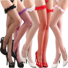 Hot Sexy Thigh High Stockings Lace Mesh Pantyhose Hosiery Female Women Stocking Fishnet Stockings 2024 - buy cheap