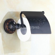 Bathroom Accessory Black Oil Rubbed Brass Wall Mounted Toilet Paper Roll Holder aba476 2024 - buy cheap