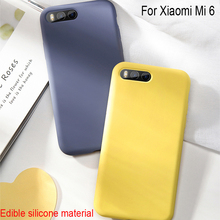 Luxury Soft Back Matte Color Cases For Xiaomi Mi 6 Simple Solid Color Ultrathin Soft TPU Case Candy Color Back Cover XiaomiMi6 2024 - buy cheap