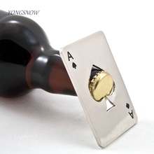 Poker Card Beer Bottle Opener Stainless Steel Wedding Party Banquet Gift Souvenirs Kitchen Dining Bar Tools Table Decor Favors 2024 - buy cheap