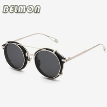 Gafas de sol Steampunk para hombre y mujer, lentes de sol de marca de diseñador, Vintage, Retro, Punk, fd237952 2024 - compra barato