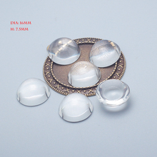 16mm redondo de cristal claro cabujón Domo camafeo cabujón para hacer joyas 50 piezas 7680 2024 - compra barato