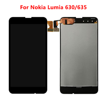 Zerosky Front Glass Digitizer Touch LCD Display Screen Assembly For Nokia Lumia 635 630 without /with Frame 2024 - buy cheap
