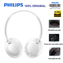 Беспроводная гарнитура Philips SHB4405/Bluetooth наушники с регулятором громкости, стерео бас для Galaxy Note 8 S8 PLUS Xiao mi 8 Hua Wei 2024 - купить недорого