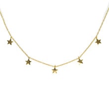 18 "de alta calidad con cadena extendida, colgante de cuello, Estrella delicada, color dorado, collar de Navidad de Plata de Ley 925 2024 - compra barato