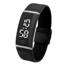 Hot Sale Fabulous Mens Womens Rubber LED Watch Date Sports Bracelet Digital Wrist Watch Drop Shipping 30#2 2024 - buy cheap