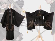 NieR Automata Heroine YoRHa N ° 2 N ° 9 tipo B, Kimono tipo S, trajes Yukata, vestido, uniforme, disfraces de Cosplay 2024 - compra barato