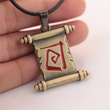 2015 New Arrival Game Dota 2 Transfer Roll Sleeve Pendant Necklace High Quality Alloy Necklace For Women&Men 12pcs/lot 2024 - buy cheap