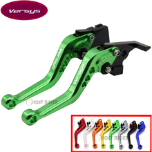 For KAWASAKI Versys 650 Versys650 2009 2010 2011 2012 2013 2014 Motorcycle Accessories Short Brake Clutch Levers LOGO Versys 2024 - buy cheap