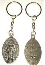 Medallón de cruz de plata Vintage para coche, 20 piezas de la Virgen María, con colgante, llavero, bolso de mano, cadenas de pareja 2024 - compra barato