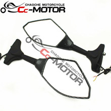 Espelho retrovisor de fibra de carbono para motocicleta, espelho retrovisor para honda cbr600rr f5 cbr1000rr cbr1100xx 2024 - compre barato