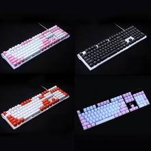 1 Set Translucent Double Shot PBT 104 KeyCaps Backlit For Cherry MX Keyboard Switch Hot New 2024 - buy cheap