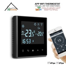 HESSWAY-pantalla táctil programable, termostato de calor frío temp, WIFI, para controlador de aplicación 2024 - compra barato