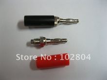 200 pcs Copper 4mm Banana Plug Solder Type Red & Black Length 46mm 2024 - buy cheap