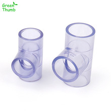 6pcs Inner Diameter 20/25 mm 3 Way Equal Transparent PVC Pipe Fitting Connector For Garden Irrigation Watering Hose Splitters 2024 - buy cheap
