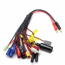 Cables de carga multifunción de 1 a 19, conector Banana a XT60 EC5 Tamiya, varios Cables de alta corriente con batería Lipo Cars 2024 - compra barato