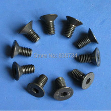 100PCS high tensile m2*12 10.9grade black carbon steel allen flat head countersunk screw 2024 - buy cheap