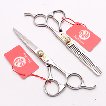6" 17.5cm Stainless Purple Dragon Brand Z1026 Cutting Shears Thinning Scissors Hairdressing Scissors Professional Hair Scissors 2024 - buy cheap