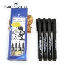 Faber castell needle pen 4 pcs/set hook line pen 2024 - buy cheap