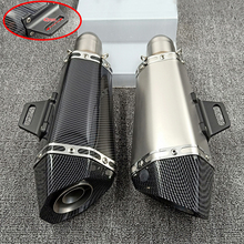 Universal Motorcycle Exhaust Modify Motocross Exhaust Muffler For Z1000 Z750 Z800 FZ6 CBR250 CB600 MT07 MT09 ATV Dirt Pit Bike 2024 - buy cheap