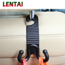 LENTAI 1PC Car Seat Back Bag hook Trunk double hook For kia Ceed Cerato Suzuki grand vitara Citroen xsara picasso C3 Subaru Saab 2024 - buy cheap