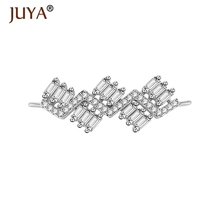 Supplies For Jewelry Making luxury rhinestone crystal connectors for diy fashion bracelets necklace findings accessories parts 2024 - buy cheap