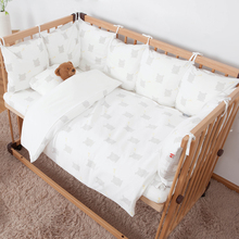 Baby Bumper Newborn Baby Sleeping Bedding Sets Cartoon Bear Soft Safe Toddler Protector Infant Room Decor Baby Bed Bumper 2019 2024 - buy cheap