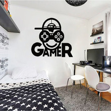 Gamer Xbox-cita en pegatinas de pared calcomanías artísticas de pared, hogar, habitación decorativa para niños, Mural, decoración de habitación, patrón autoadhesivo extraíble B271 2024 - compra barato