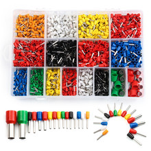 2120 PCS Electrical Wire Connectors Crimp Terminals Ferrules Kit Insulated Cord Pin End Terminals Assorted set For 22-5 AWG 2024 - buy cheap