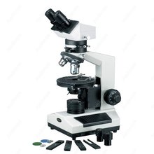 Microscopio polarizador, suministros de AmScope para binoculares, microscopio polarizador 40X-640X, SKU: PZ200BA 2024 - compra barato
