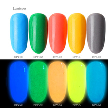 Night Art Glitter Dipping Powder Fluorescence Pigment Ultrafine Glitter Glow Nail Powder @ME88 2024 - buy cheap