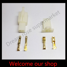 10 sets 2.8mm wiring 2 pin plug motorcycle electrical connectors kits for car/boat  ect. Free shipping new 2024 - buy cheap