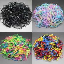 1600Pcs/Lot New Hair Accessories For Baby Girl Kids Jewelry,Mix Color Elastic Hair Bands Rubber Band Princess Headwear Hair Loop 2024 - buy cheap