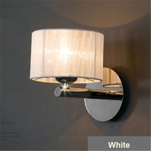 Simplicity Modern Hotel Wall Lamp Sconce Chrome Light Bedroom Lighting Fixtures 2024 - buy cheap